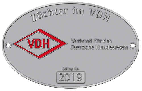 VDH Züchter Plakette 2019